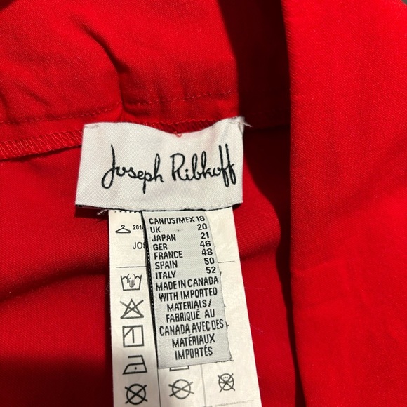 JOSEPH RIBKOFF Sz 18 Pull on Trouser Pants Ankle Lengths Stretch Minimalist - Picture 7 of 8